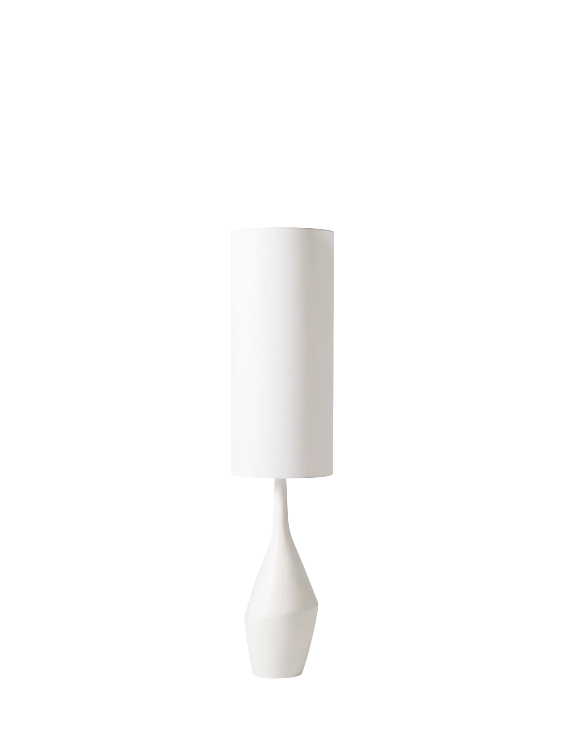 West Elm Asymmetry white ceramic floor lamp, UK version
