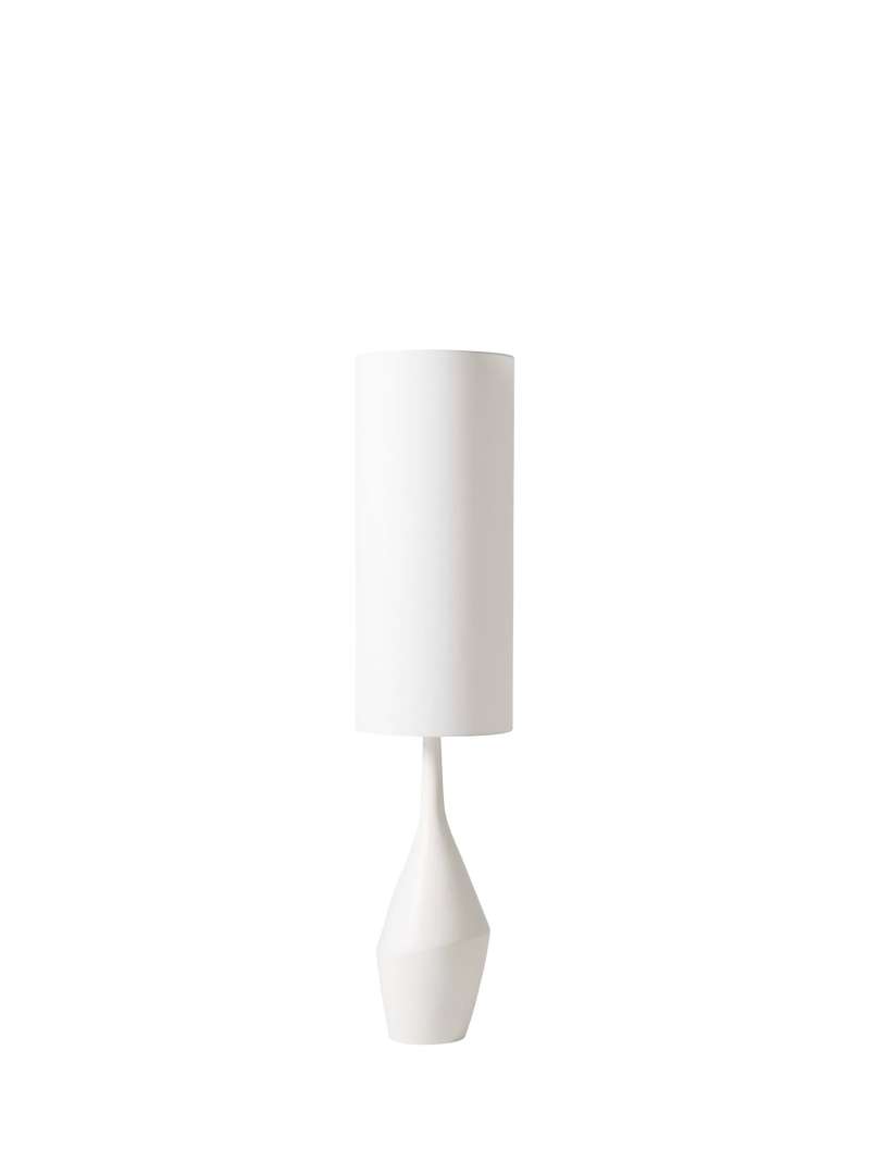 West Elm Asymmetry white ceramic floor lamp, UK version