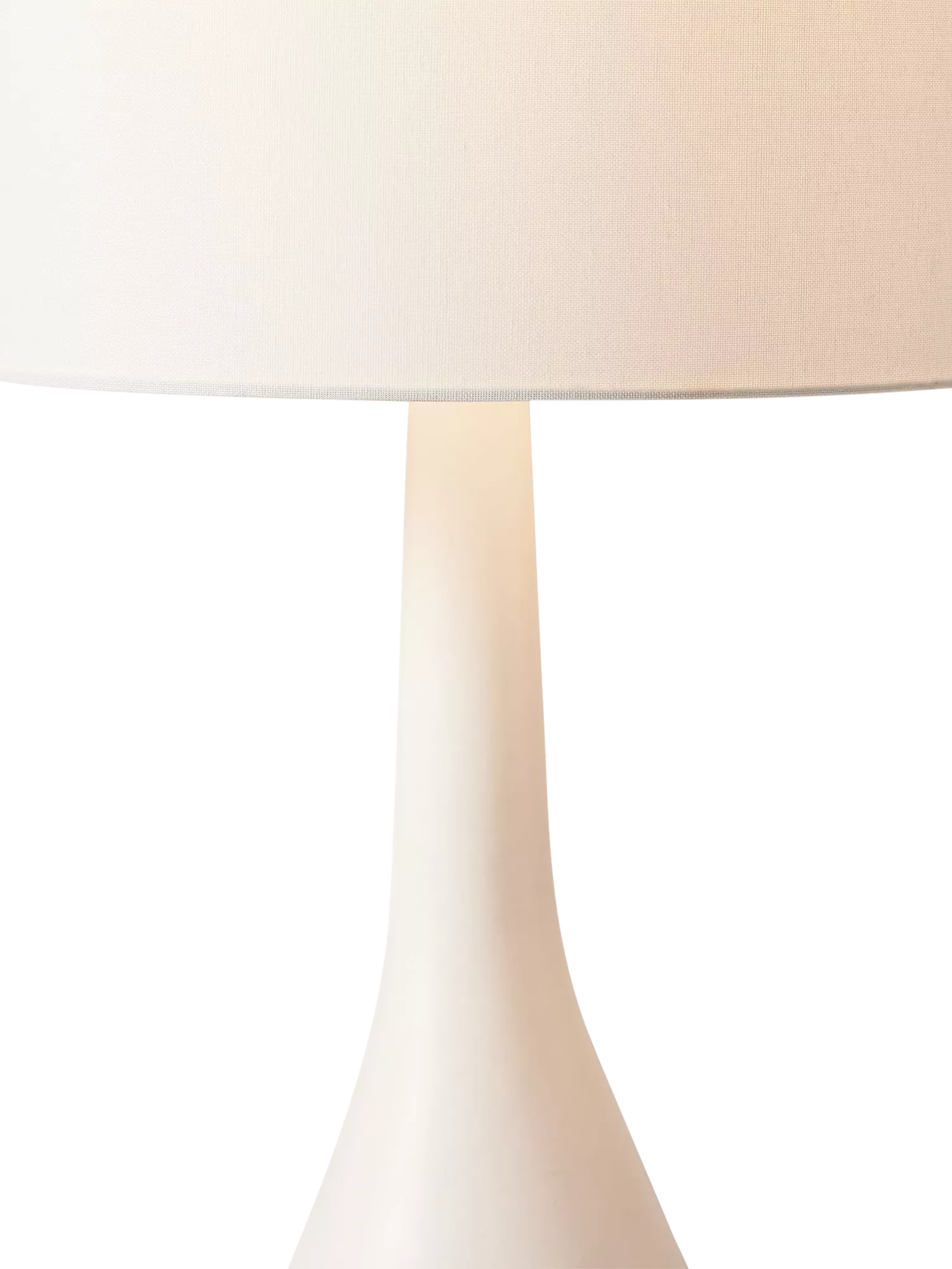 West Elm Asymmetry white ceramic floor lamp, UK version