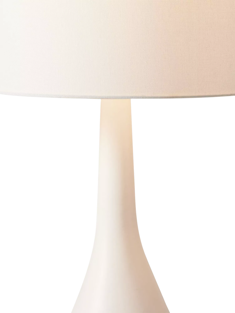 West Elm Asymmetry white ceramic floor lamp, UK version