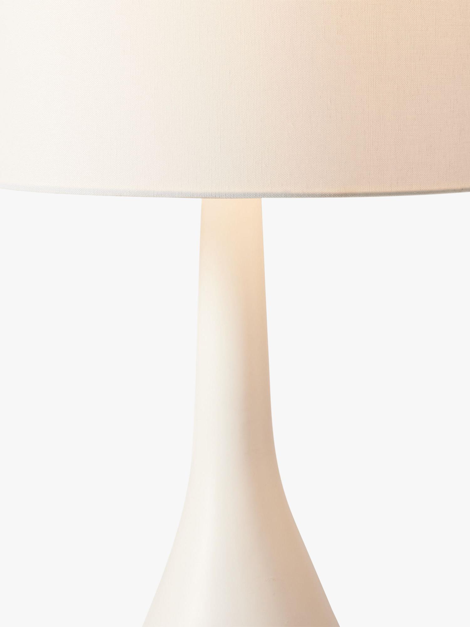 West Elm Asymmetry white ceramic floor lamp, UK version