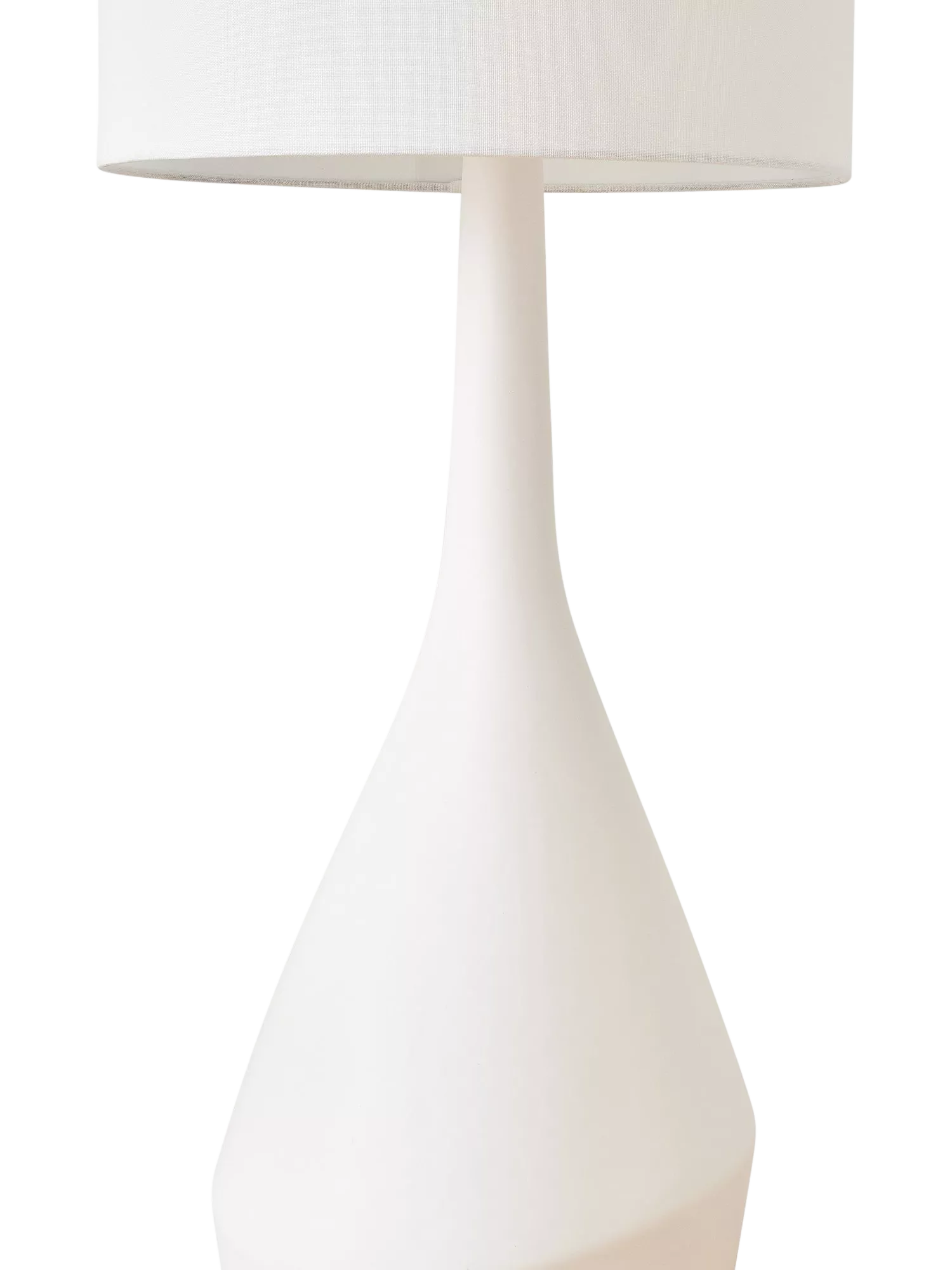 West Elm Asymmetry white ceramic floor lamp, UK version