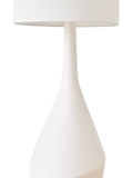 West Elm Asymmetry white ceramic floor lamp, UK version