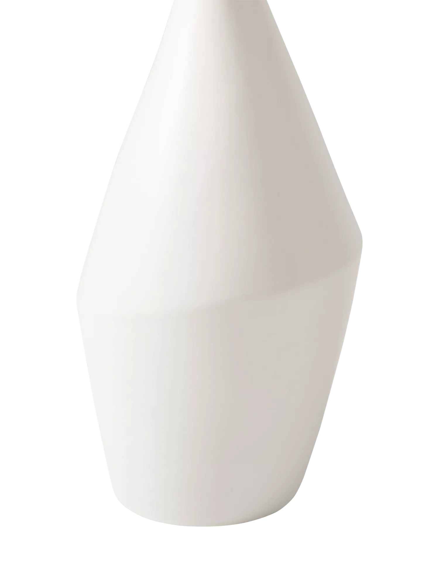 West Elm Asymmetry white ceramic floor lamp, UK version
