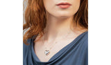 Radley silver-plated bobble chain heart locket necklace - British product