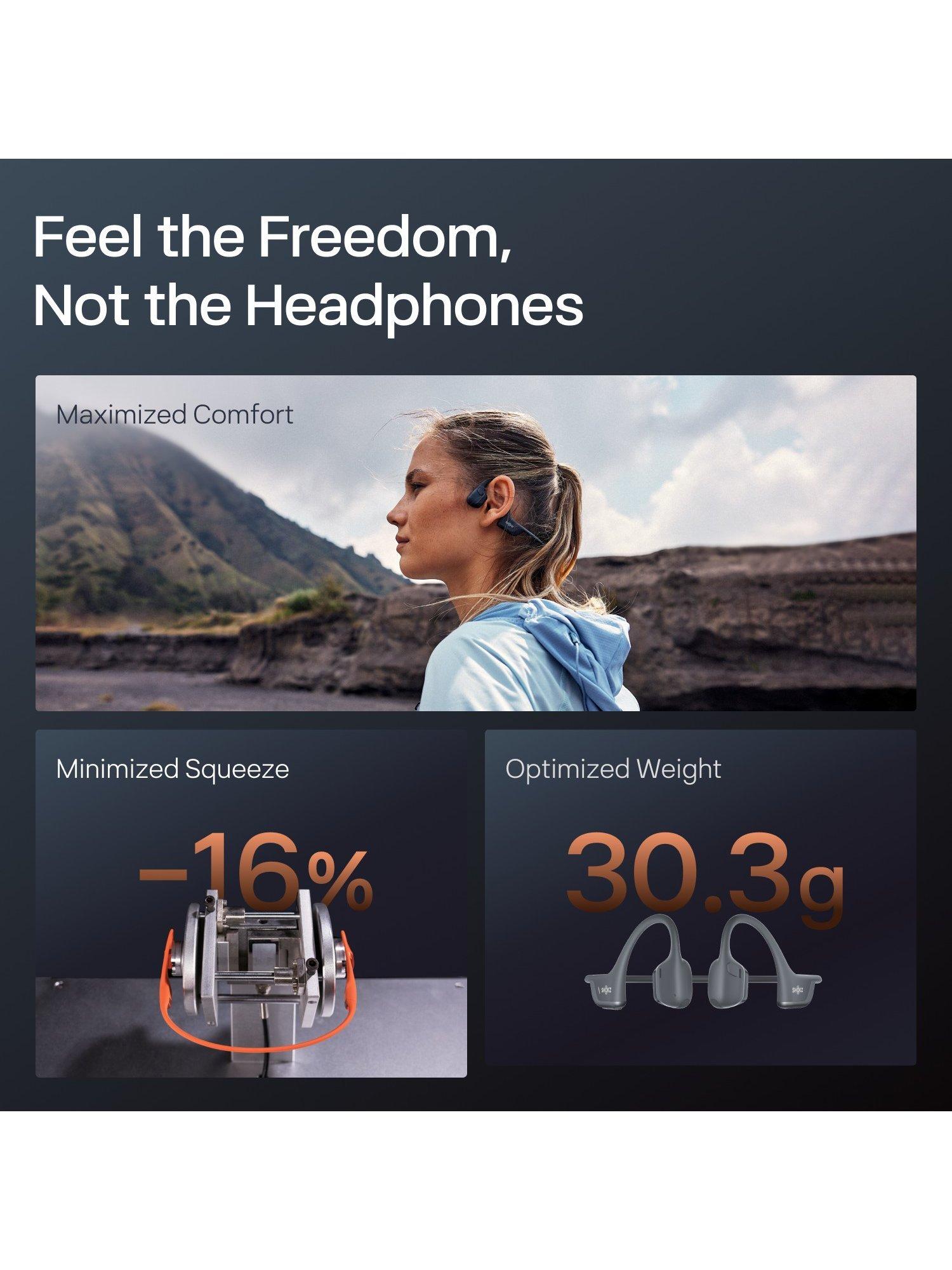 Shokz OpenRun Pro 2 schwarze Open-Ear-Kopfhörer – Britisches Produkt