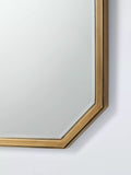 John Lewis Marlborough wall mirror 81x61cm antique brass, imported from the UK