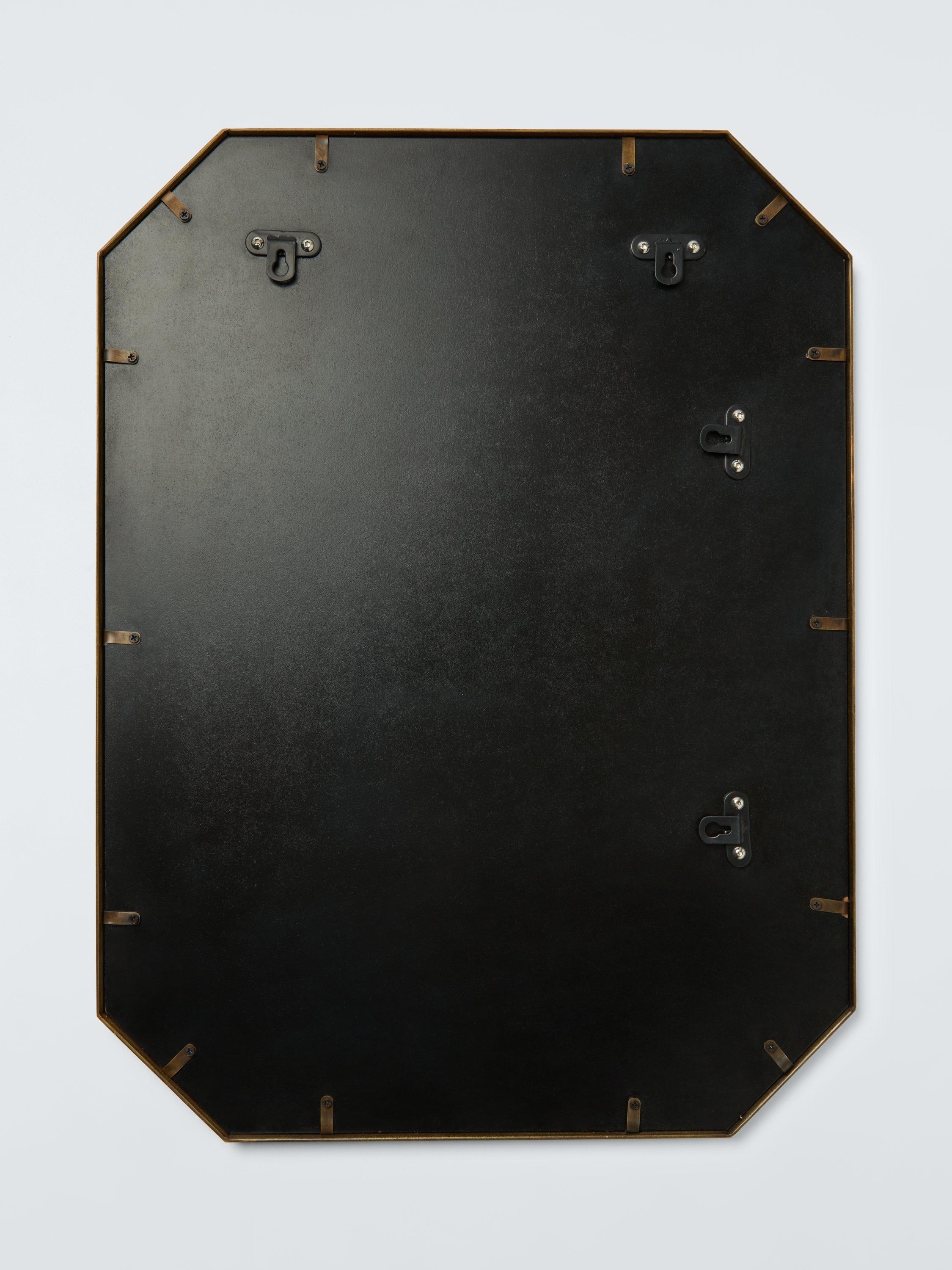 John Lewis Marlborough wall mirror 81x61cm antique brass, imported from the UK