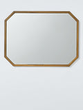 John Lewis Marlborough wall mirror 81x61cm antique brass, imported from the UK