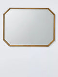 John Lewis Marlborough wall mirror 81x61cm antique brass, imported from the UK