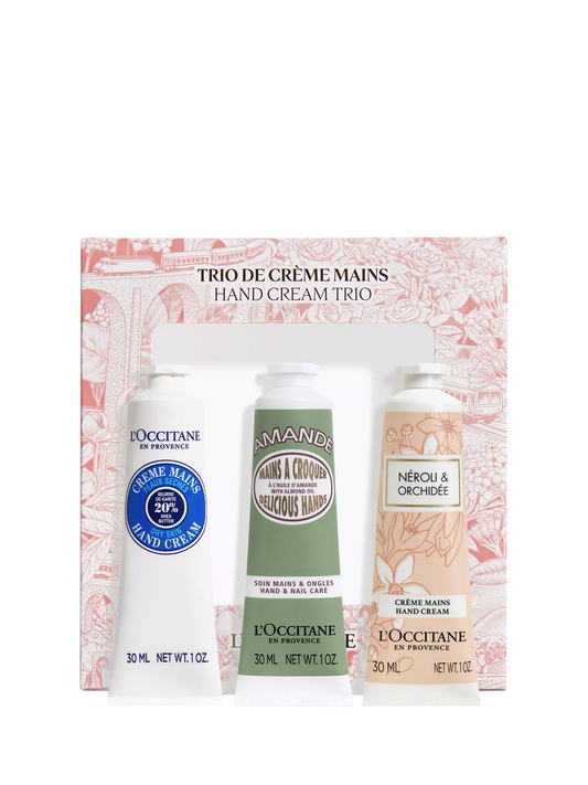 L'OCCITANE Hand Cream Trio Collection Hand Care Gift Set