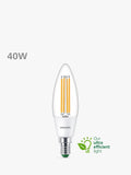 Philips LED bulb 2.3W E14 warm white pack of 2, UK version