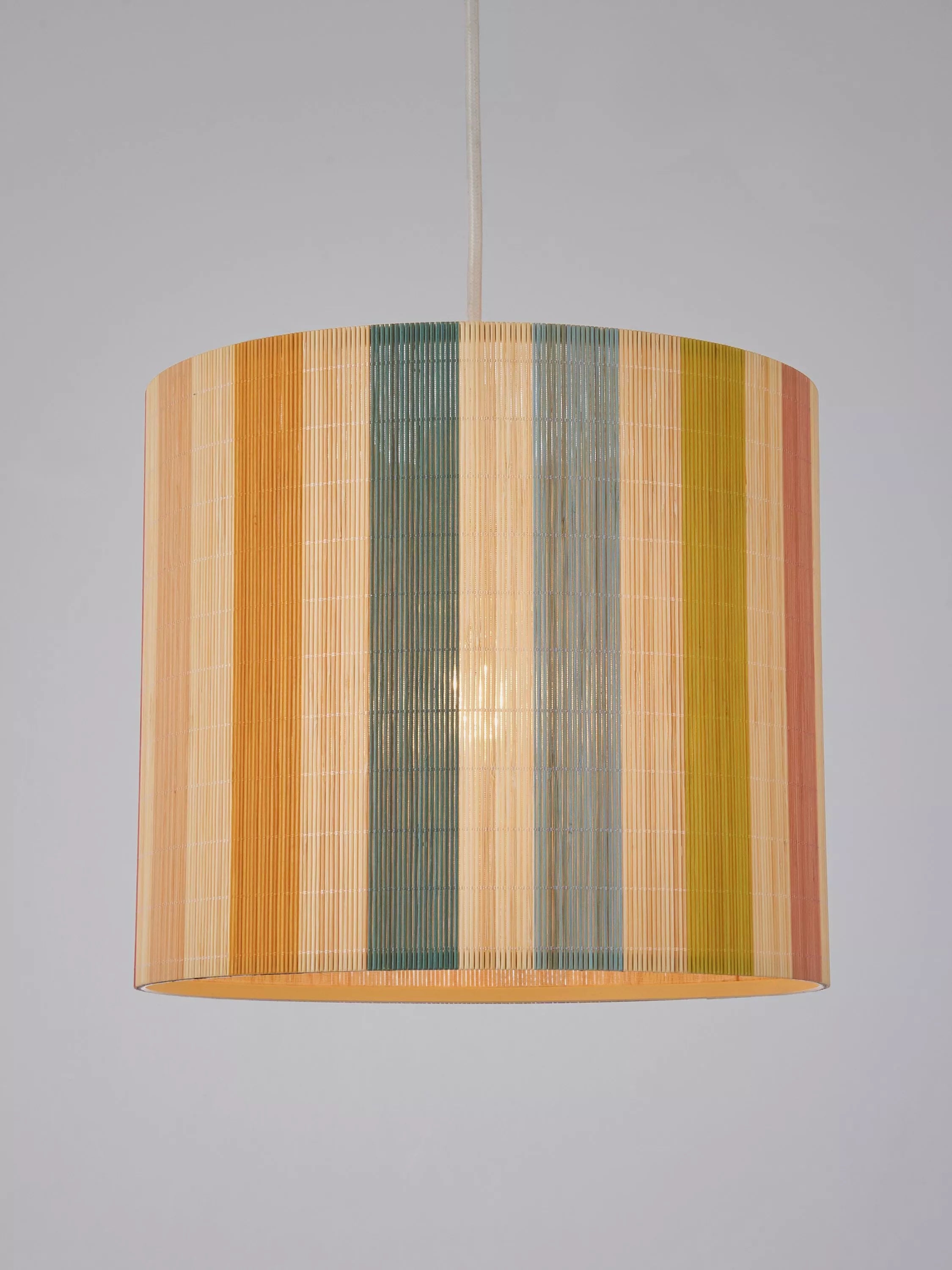 John Lewis kids carnival bamboo lampshade H22xW25xD25cm - British product