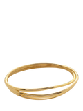 Monica Vinader Nura Wickelarmreif Gold