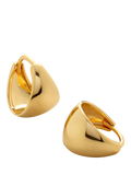 Monica Vinader tapered huggie earrings, imported from the UK