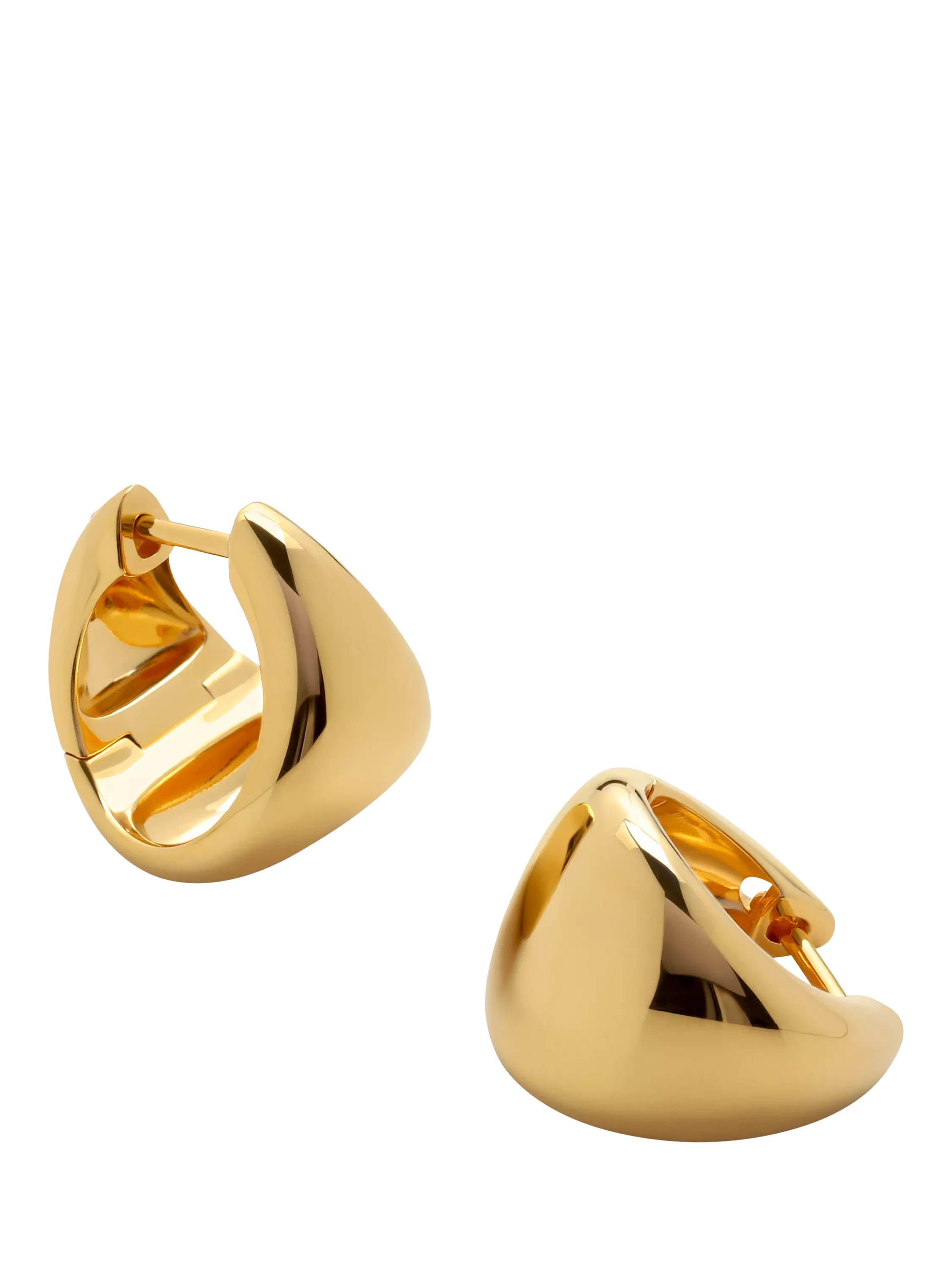 Monica Vinader tapered small hoop earrings 14.5mm - British product