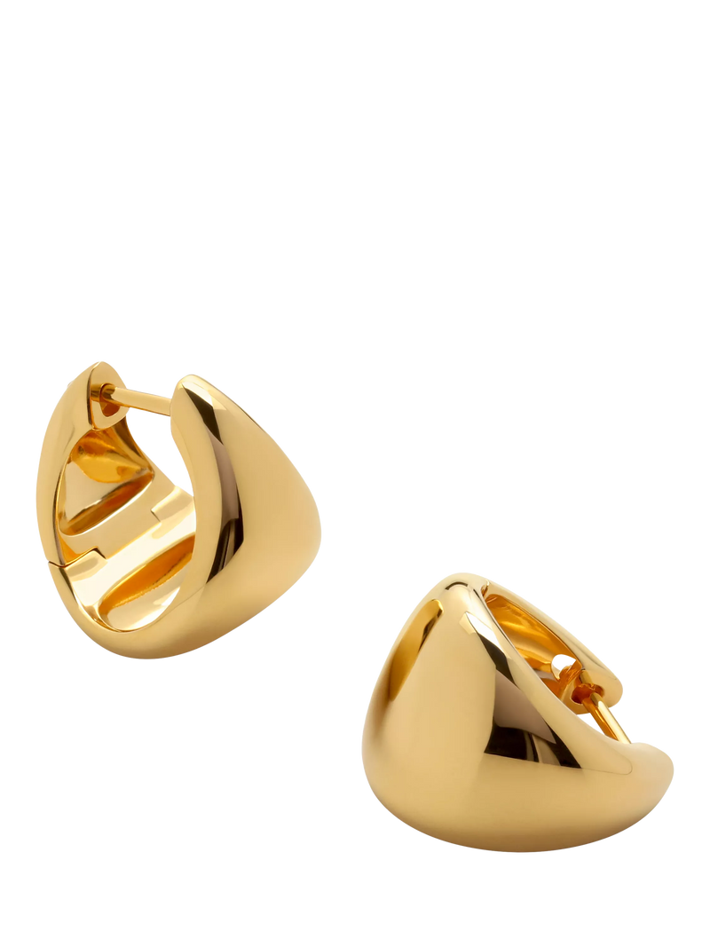 Monica Vinader tapered small hoop earrings 14.5mm - British product