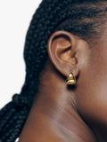Monica Vinader tapered small hoop earrings 14.5mm - British product