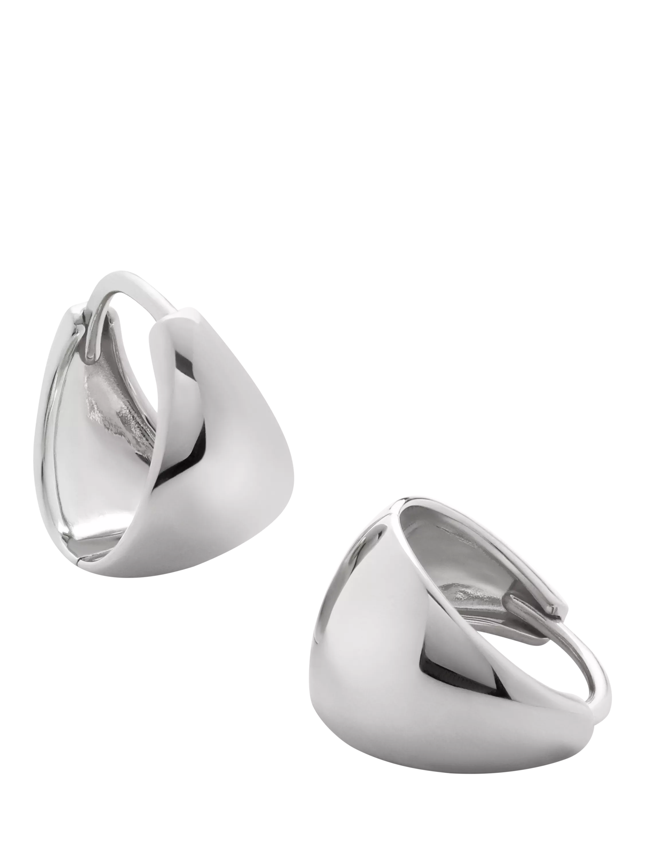 Monica Vinader Tapered Huggie Earrings 10.5mm