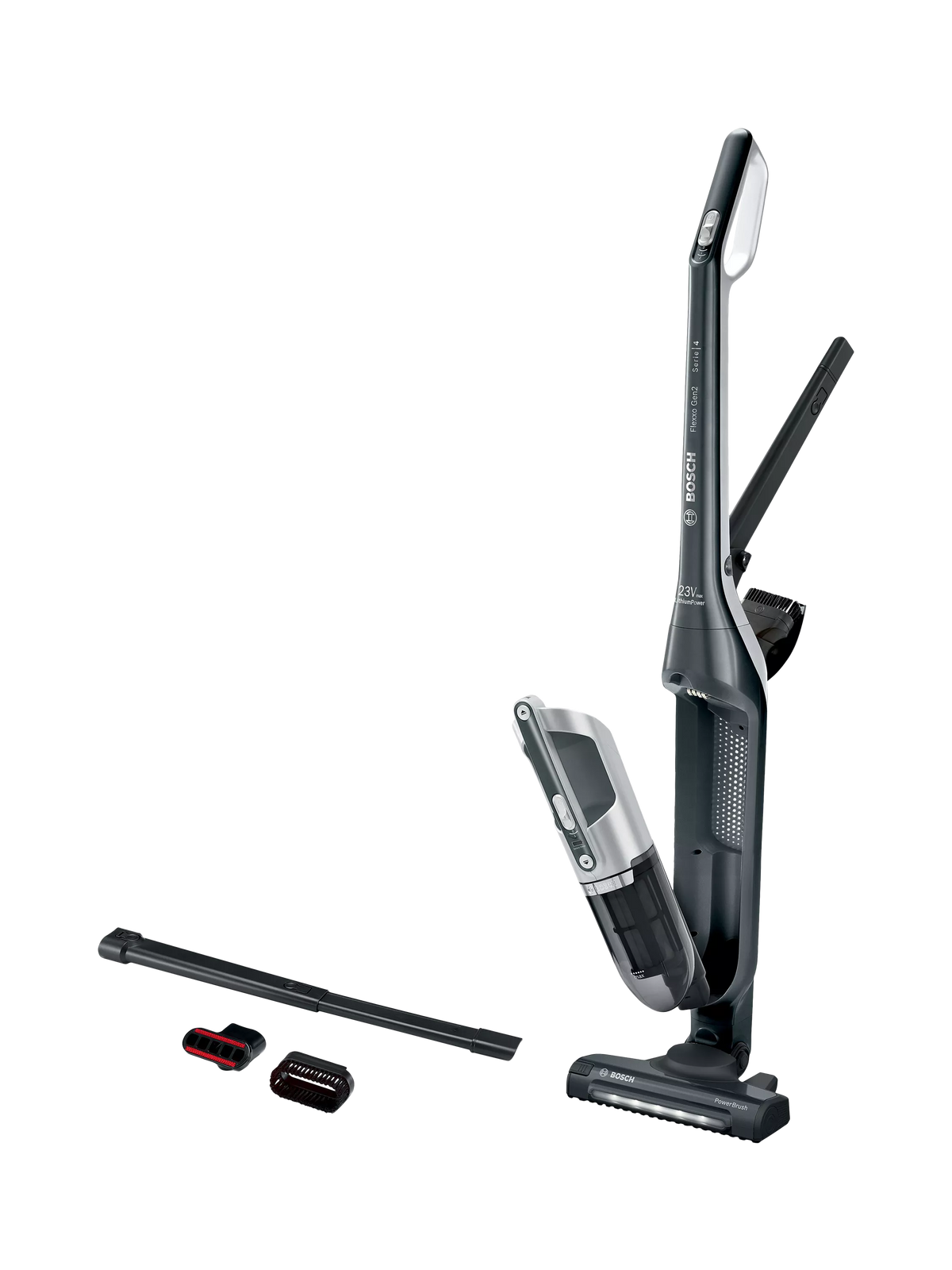 Bosch Flexxo 2-in-1 cordless vacuum cleaner black - British product