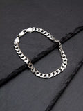 Hoxton London square curb bracelet sterling silver, UK version