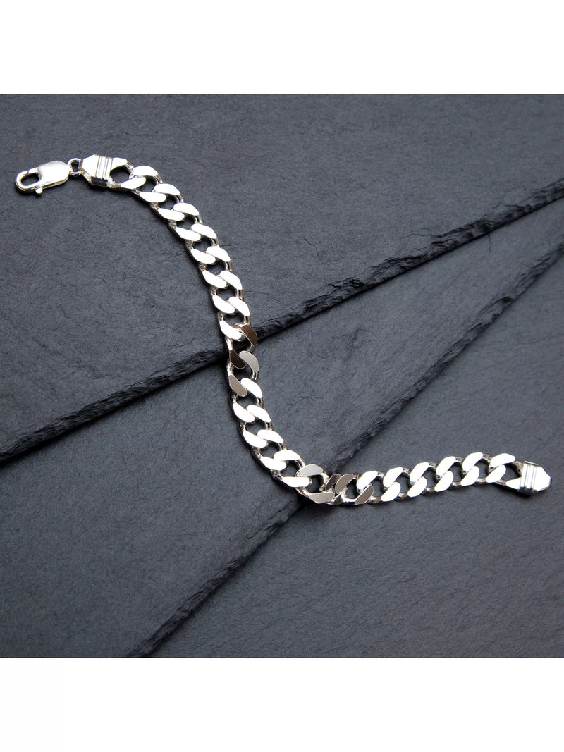 Hoxton London flat curb bracelet - British product