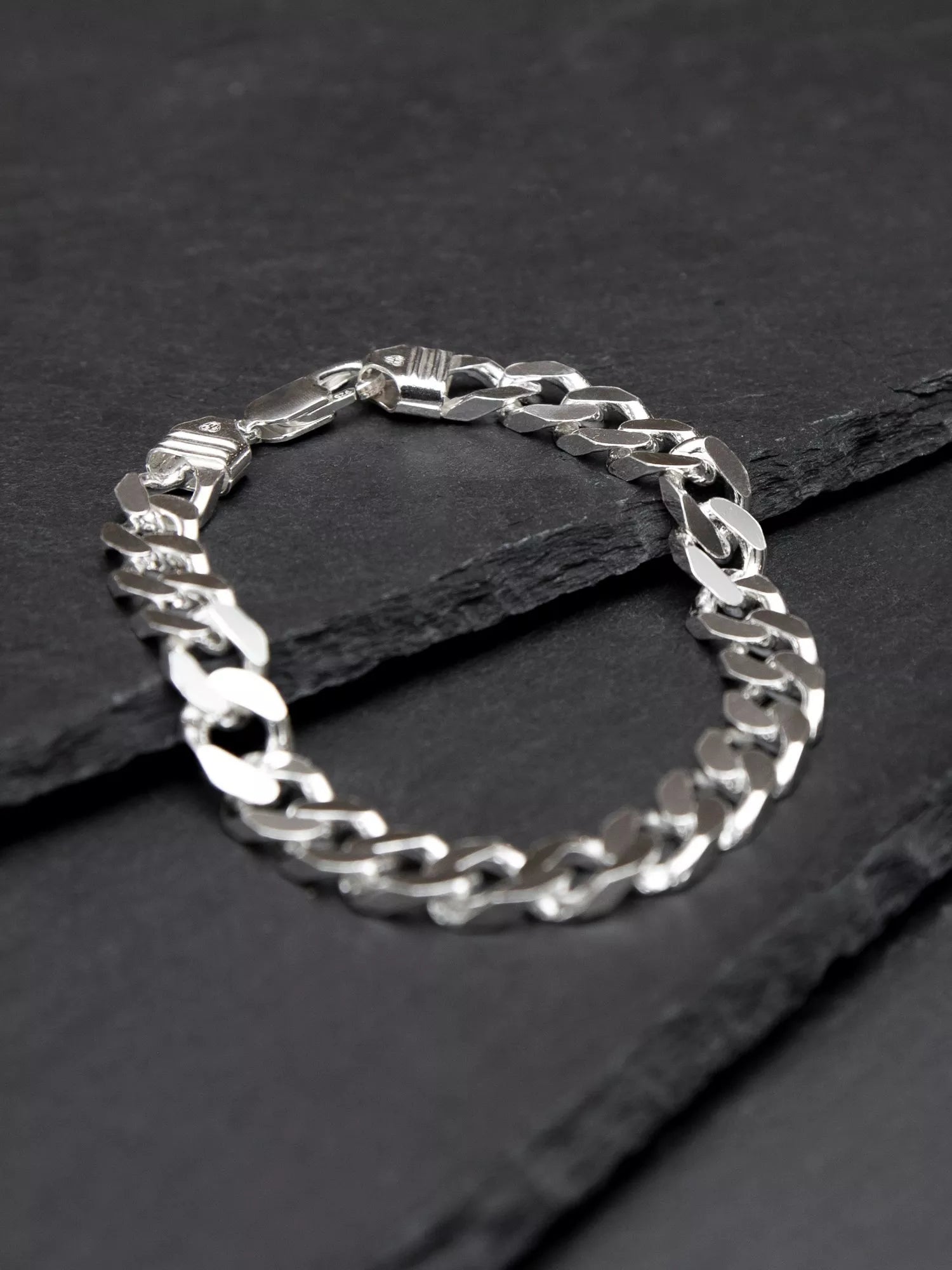 Hoxton London flat curb bracelet - British product