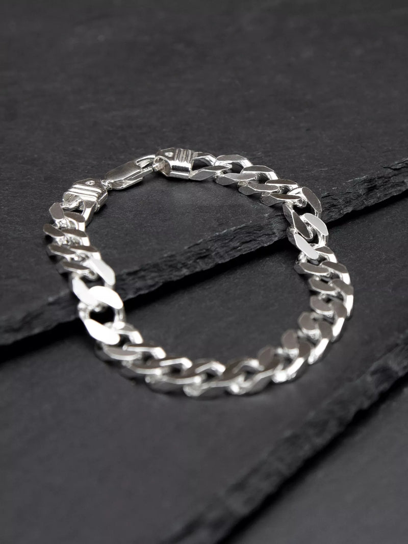 Hoxton London flat curb bracelet - British product