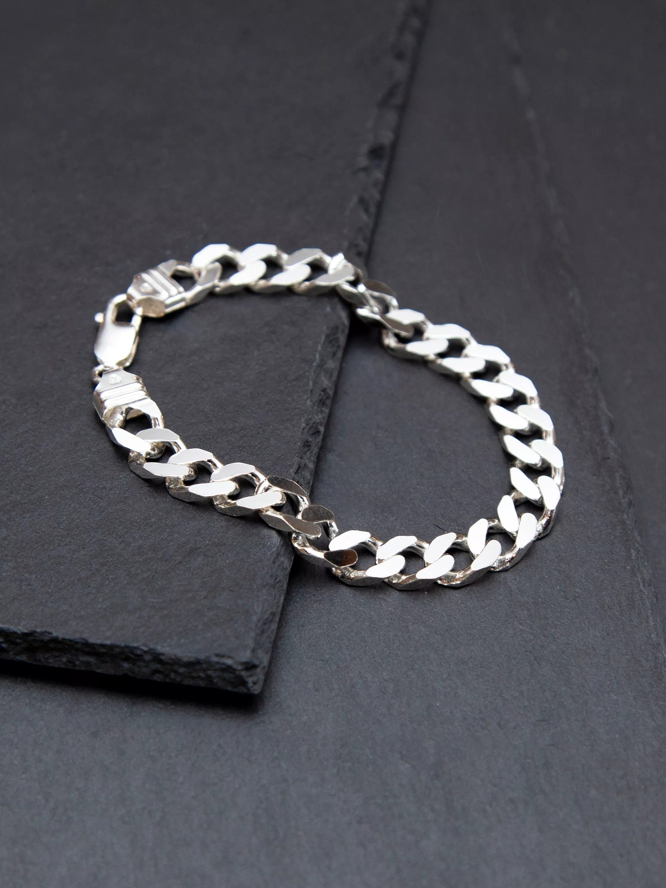 Hoxton London flat curb bracelet - British product
