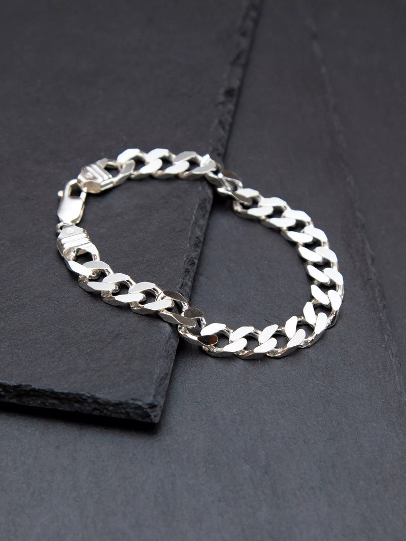 Hoxton London flat curb bracelet - British product