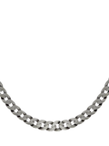 Hoxton London oxidised flat curb chain necklace 51cm, imported from the UK