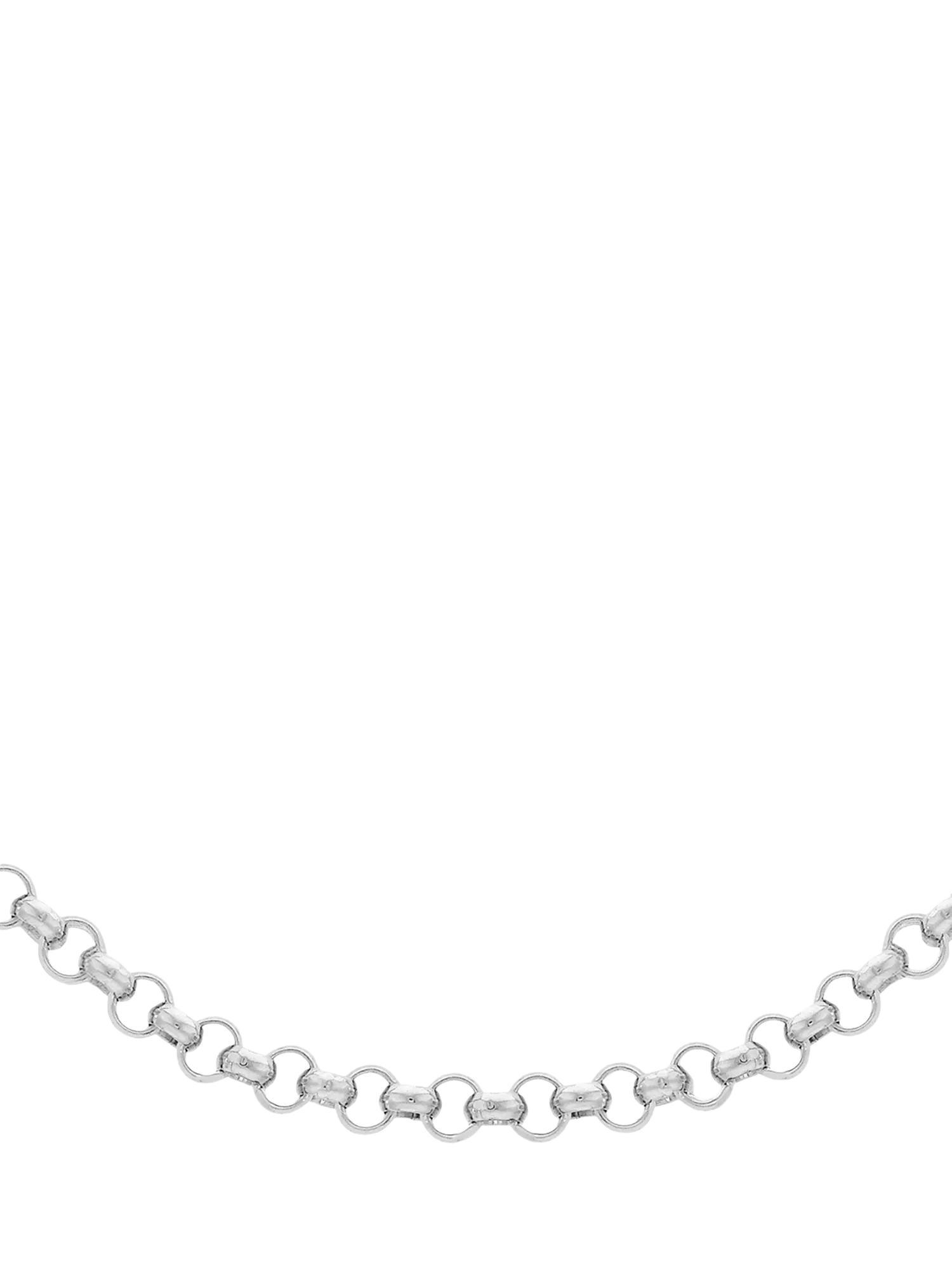Hoxton London men's round belcher chain necklace 51cm, UK version