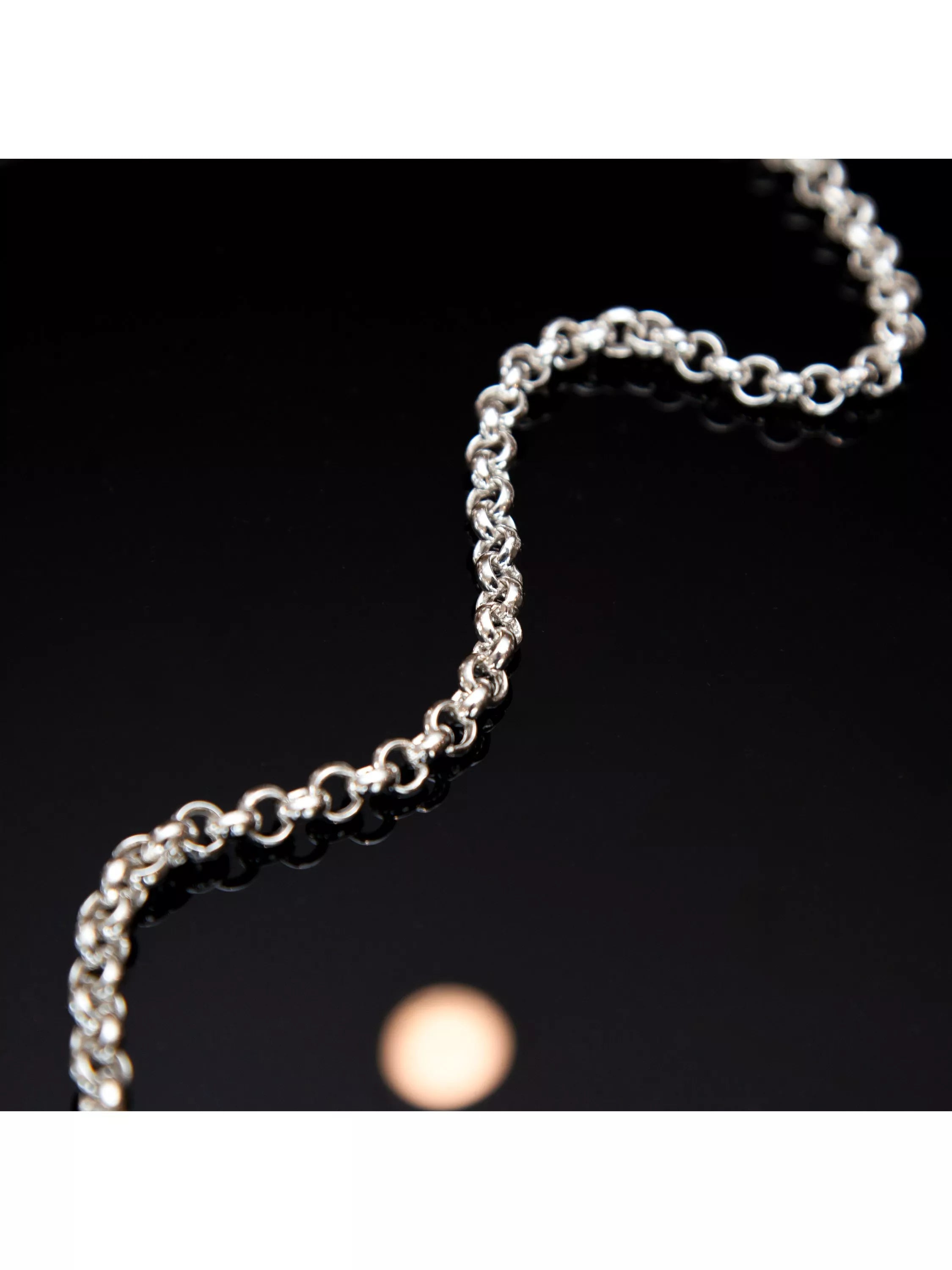 Hoxton London men's round belcher chain necklace 51cm, UK version