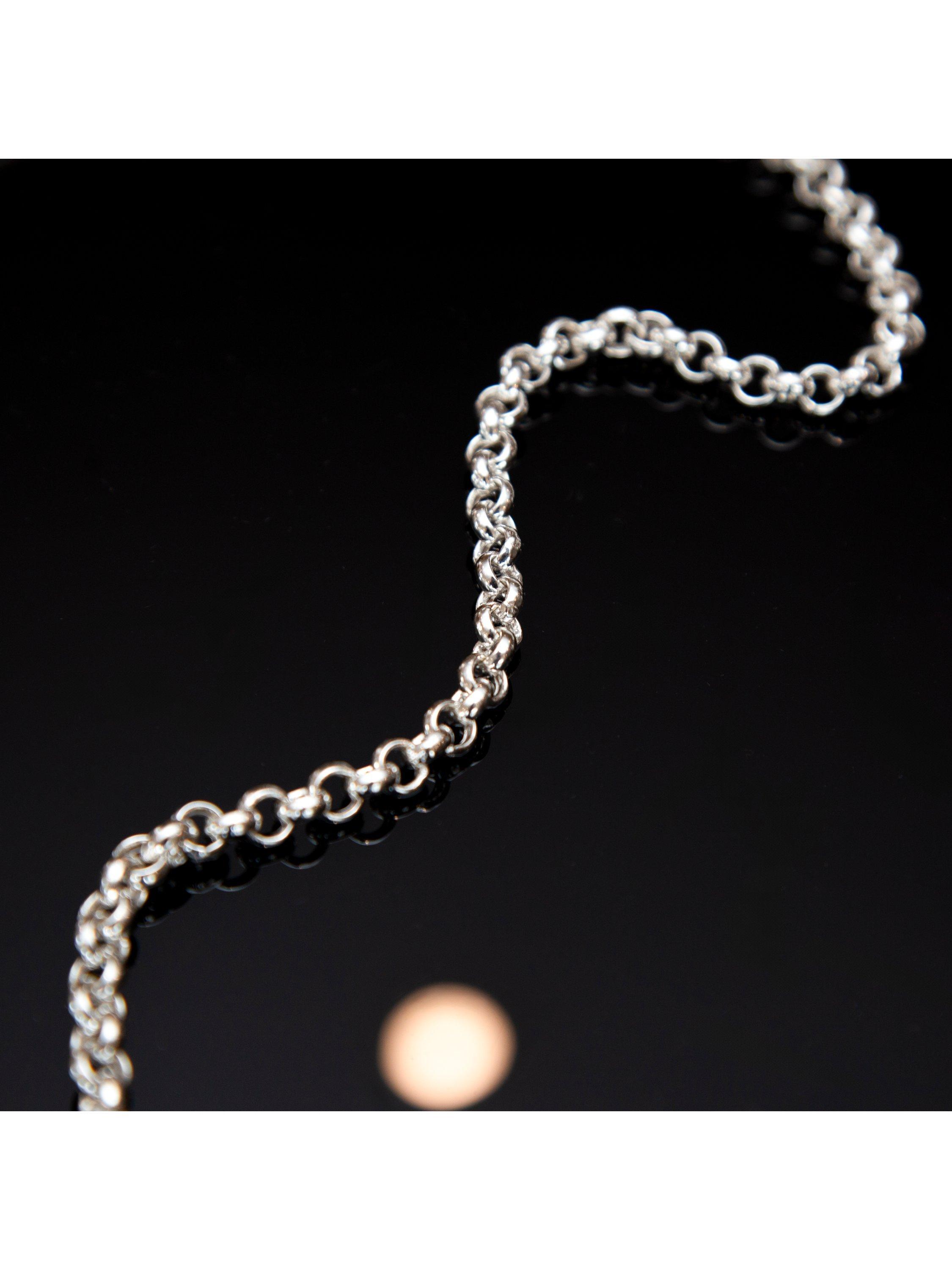 Hoxton London men's round belcher chain necklace 51cm, UK version
