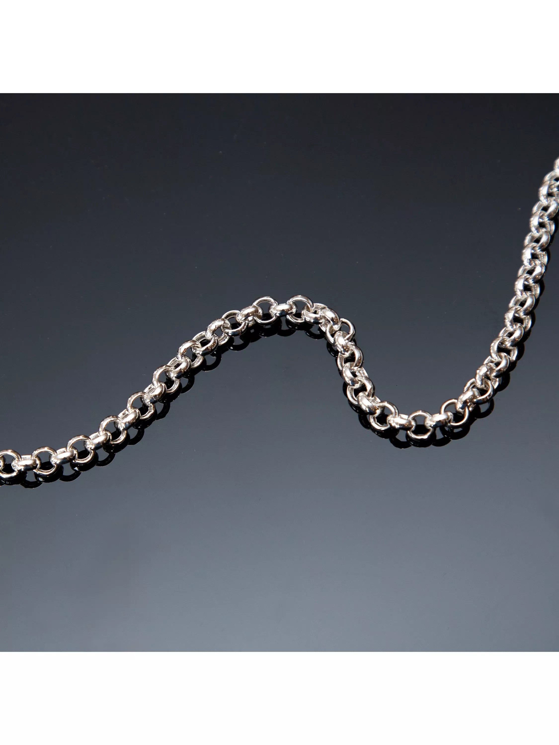 Hoxton London men's round belcher chain necklace 51cm, UK version