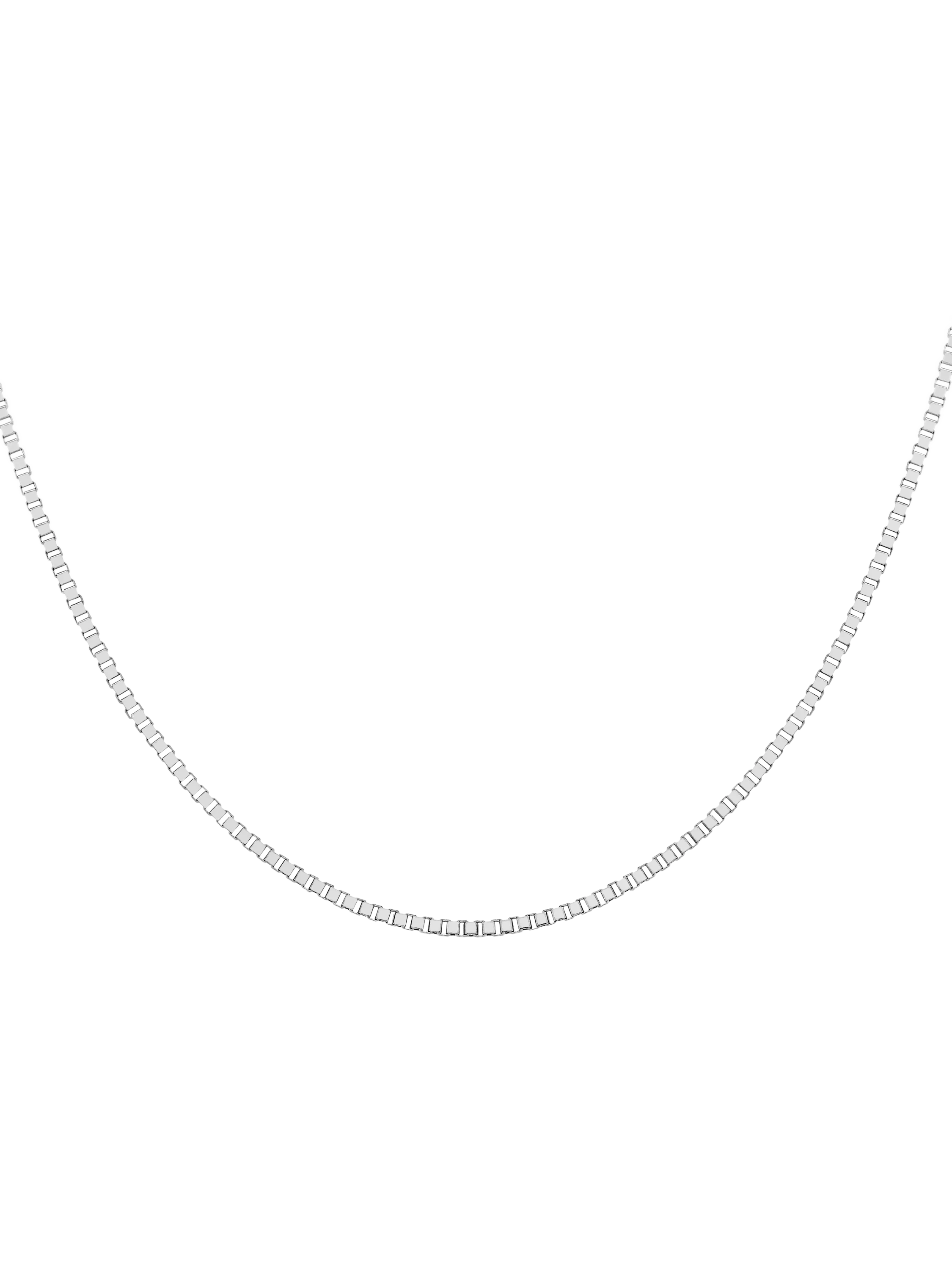 Hoxton London sterling silver box chain necklace (British brand)