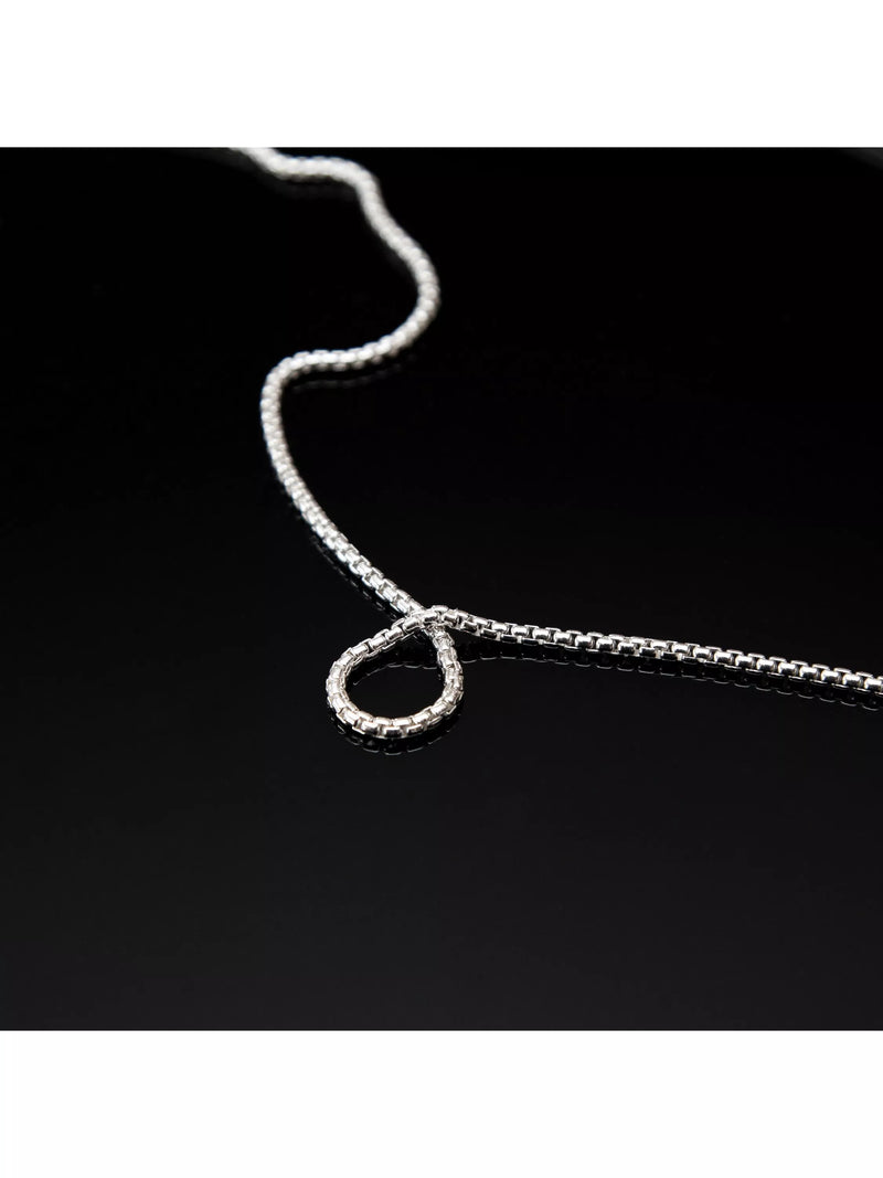 Hoxton London sterling silver box chain necklace (British brand)