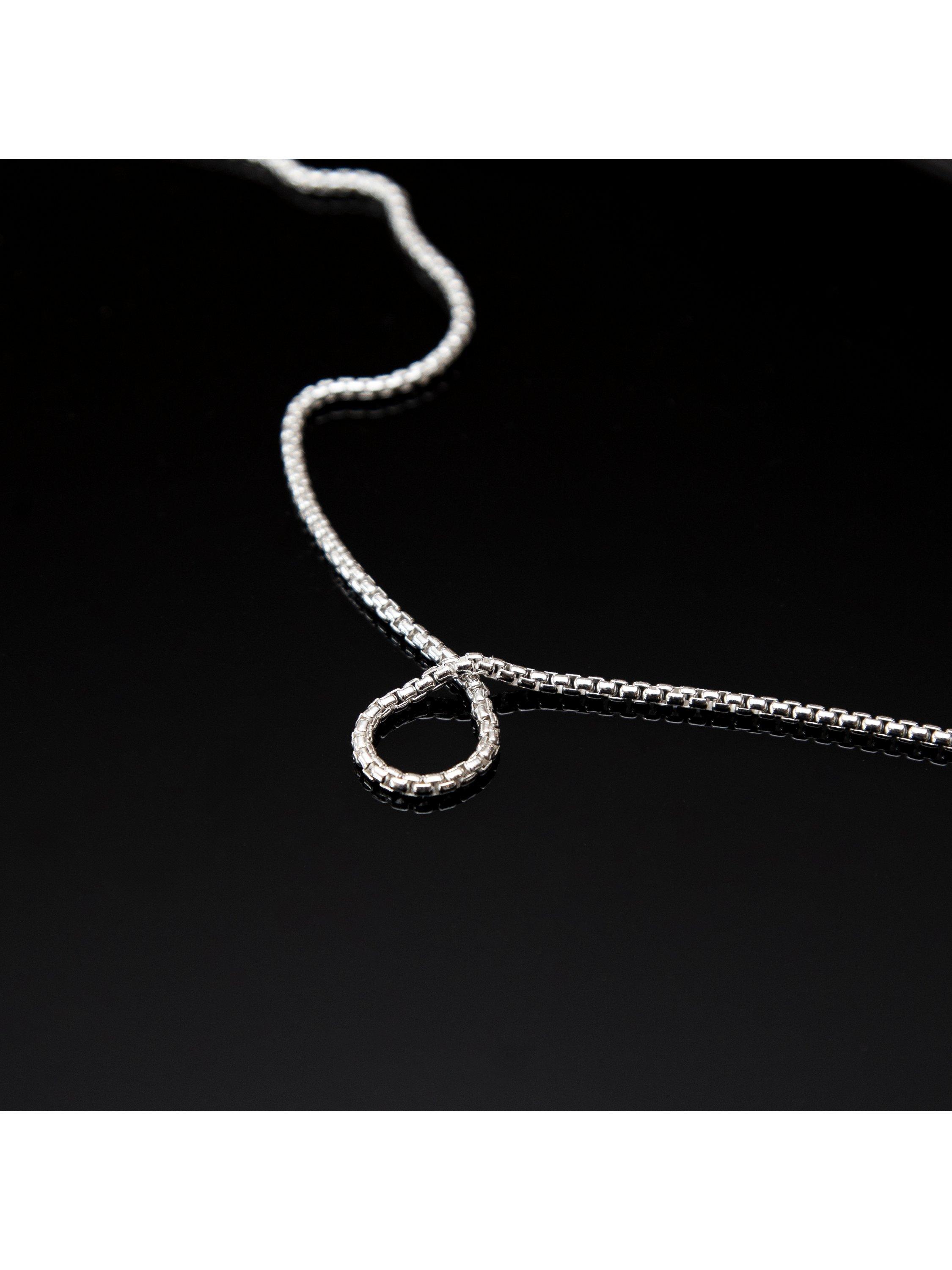 Hoxton London sterling silver box chain necklace (British brand)