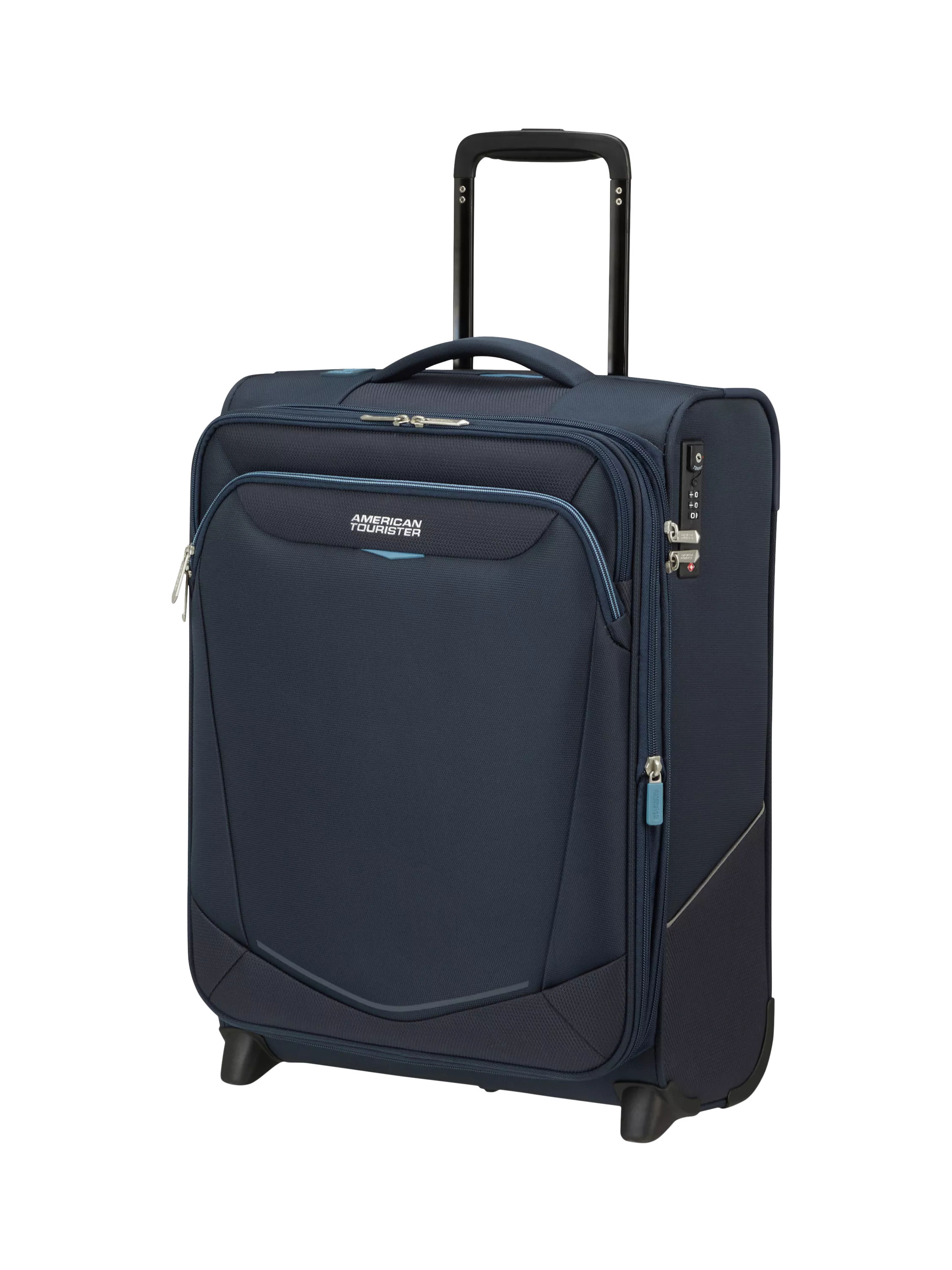 American Tourister Summeride expandable 55cm suitcase navy, UK version