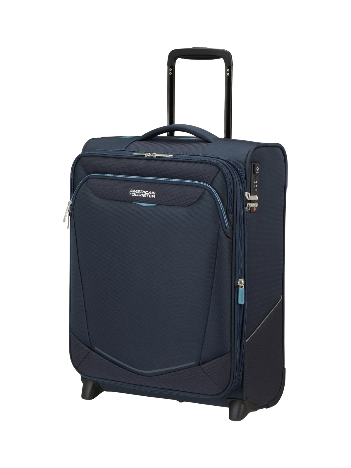 American Tourister Summeride expandable 55cm suitcase navy, UK version