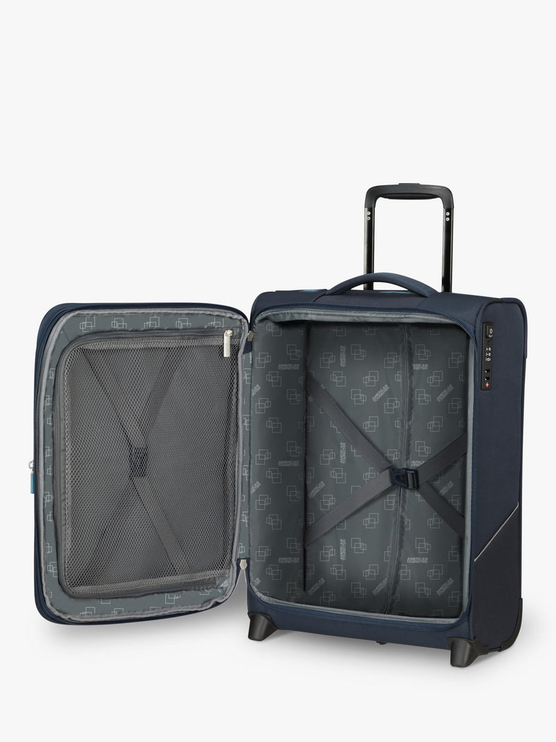American Tourister Summeride expandable 55cm suitcase navy, UK version