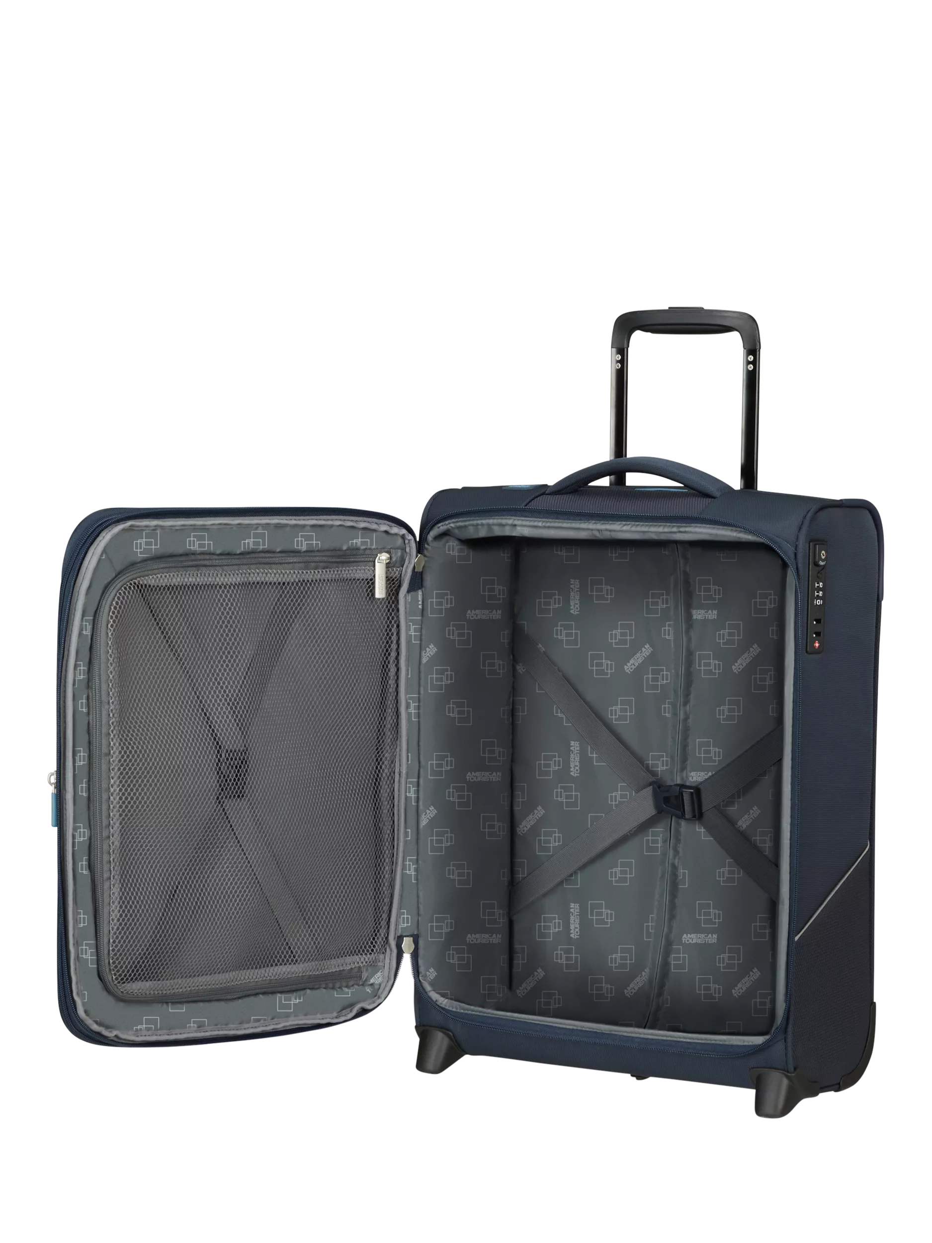 American Tourister Summeride expandable 55cm suitcase navy, UK version