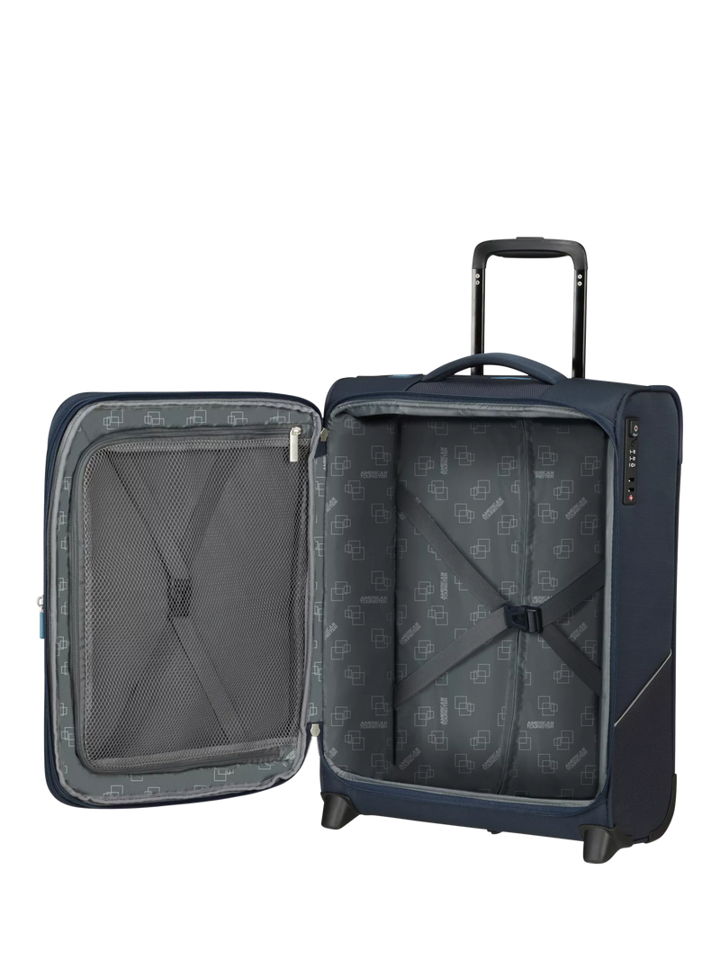 American Tourister Summeride expandable 55cm suitcase navy, UK version