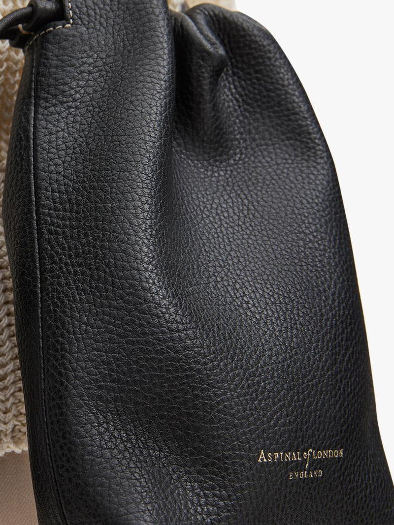 Aspinal of London crossbody bag in pebble leather, imported from the UK