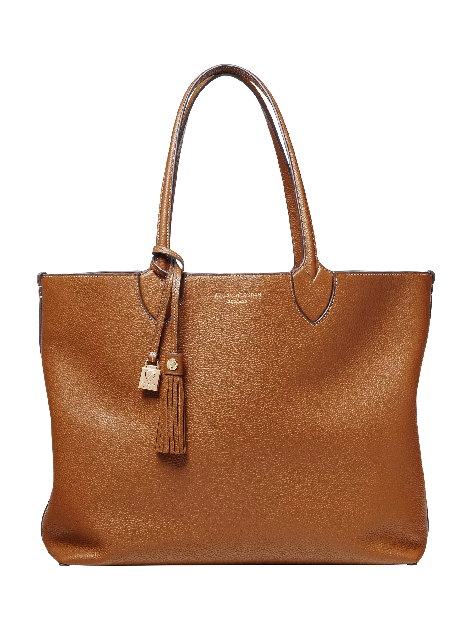 Sac cabas surdimensionné Aspinal of London Hudson Petit en cuir grainé texturé
