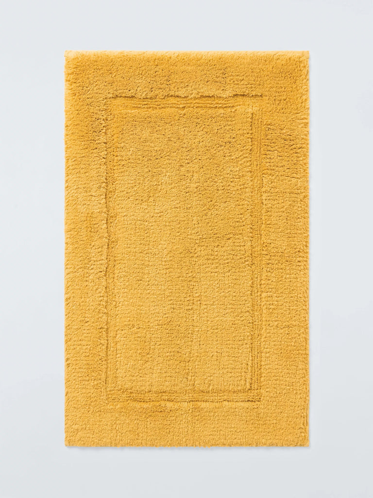 John Lewis Deep Pile Bath Mat, Harvest Gold