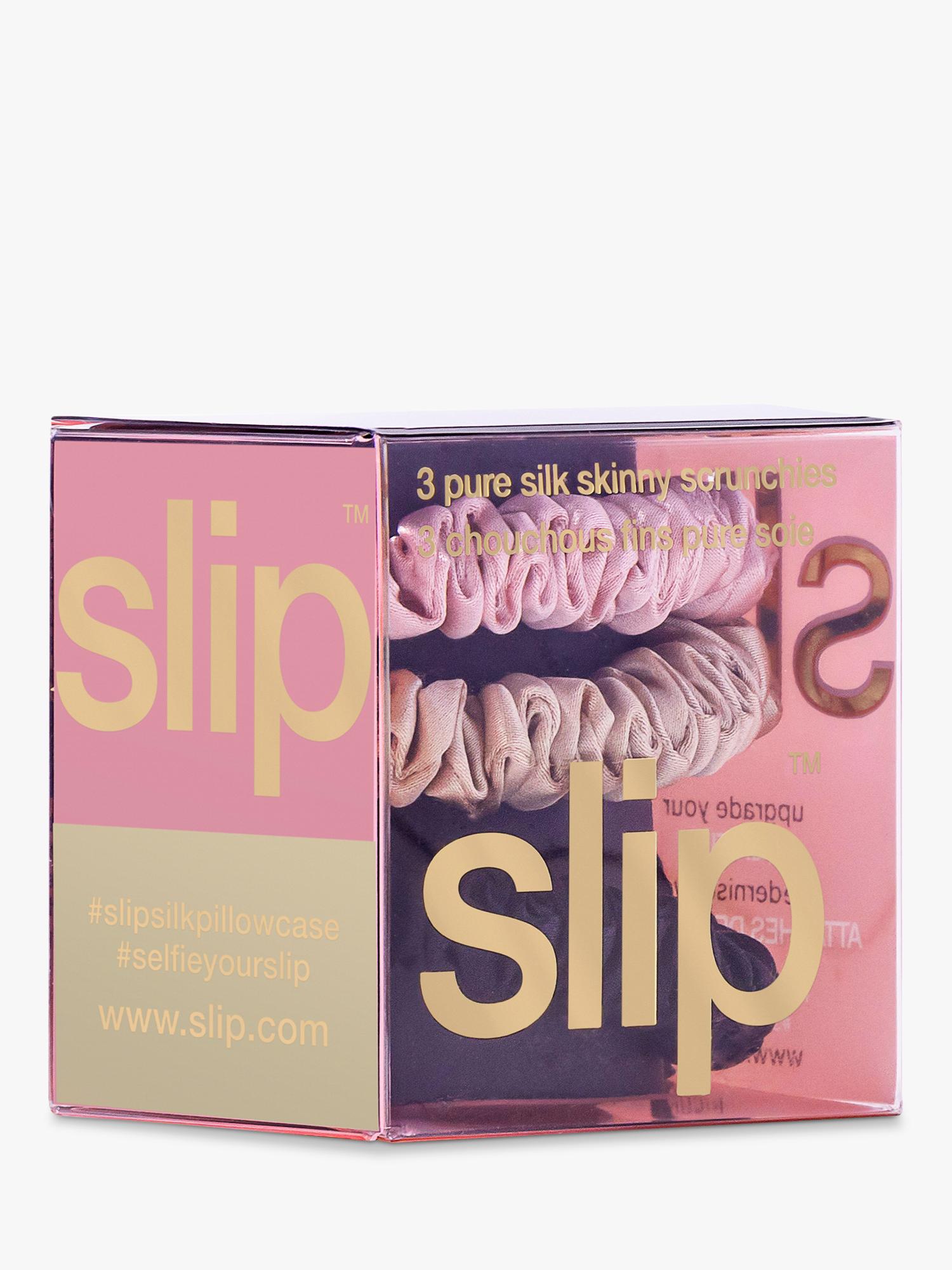 Slip pure silk skinny scrunchies pack of 3 - British product