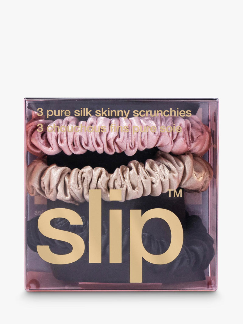 Slip pure silk skinny scrunchies pack of 3 - British product