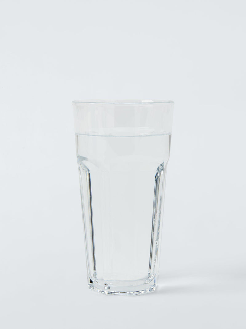 John Lewis bistro-style glass tumblers set of 4 430ml clear, UK version
