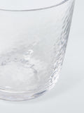 John Lewis X Deliciously Ella hammered glass tumblers 250ml, UK version
